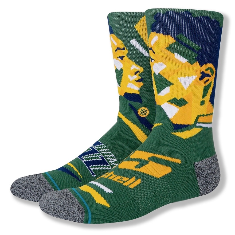 Stance‎ NBA Utah Jazz Donovan Mitchel Profiler Socks - NWT Mens Medium #44567-C4